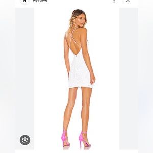 Nookie Sensational Sequin White dress XS